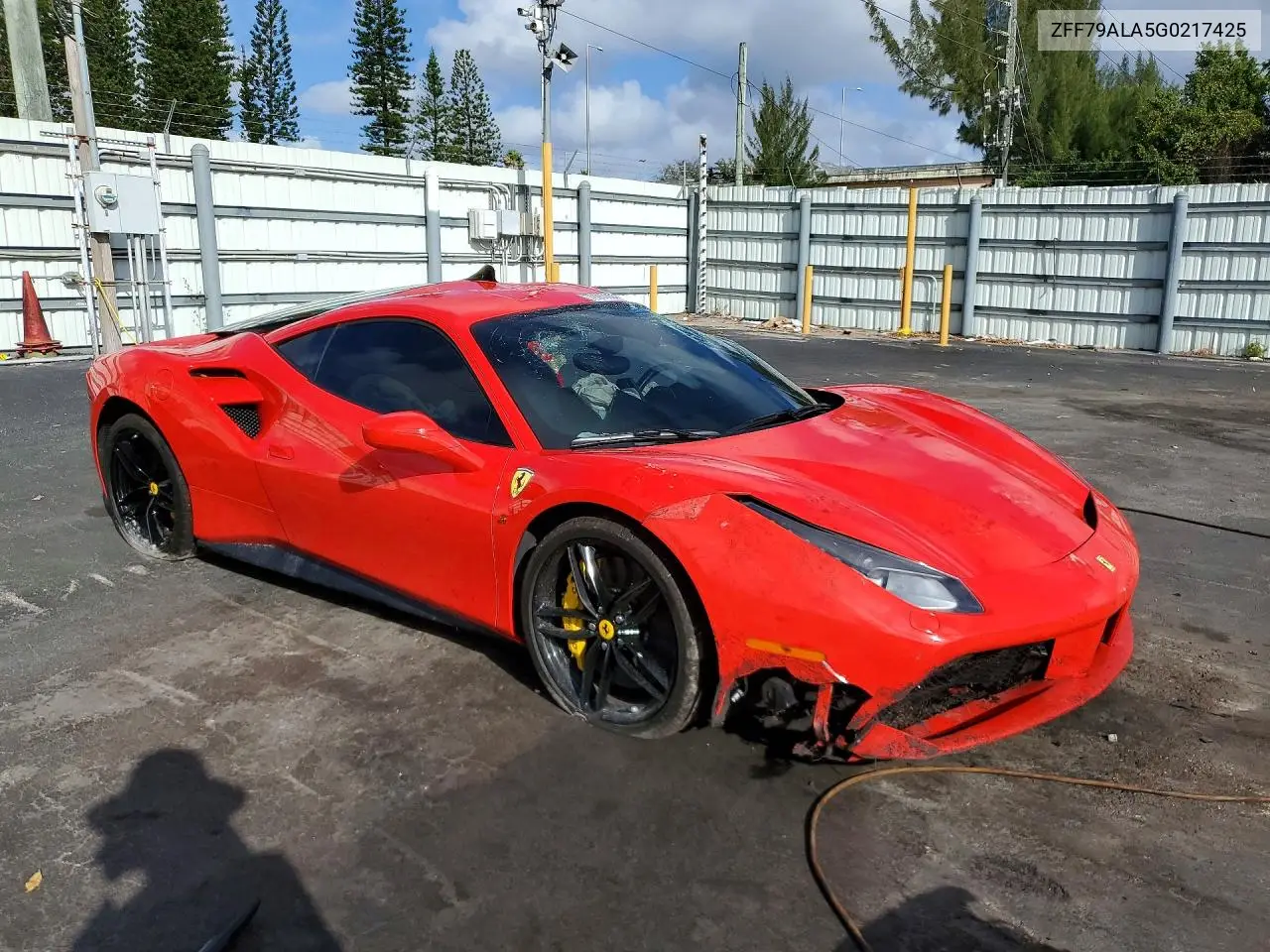 2016 Ferrari 488 Gtb VIN: ZFF79ALA5G0217425 Lot: 54877666