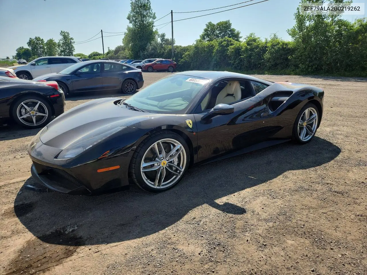2016 Ferrari 488 Gtb VIN: ZFF79ALA2G0219262 Lot: 60057856
