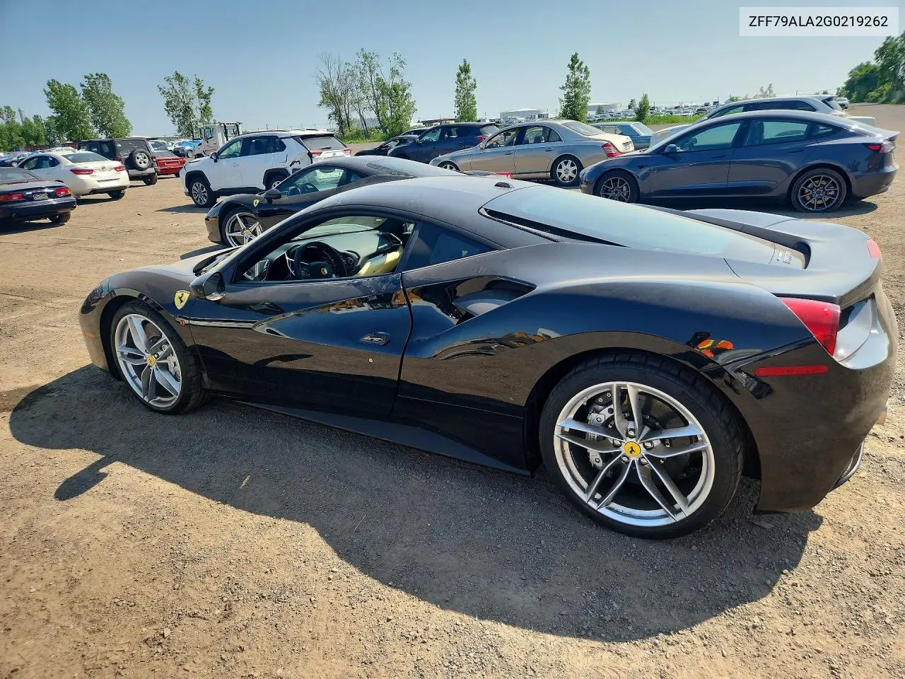 2016 Ferrari 488 Gtb VIN: ZFF79ALA2G0219262 Lot: 60057856