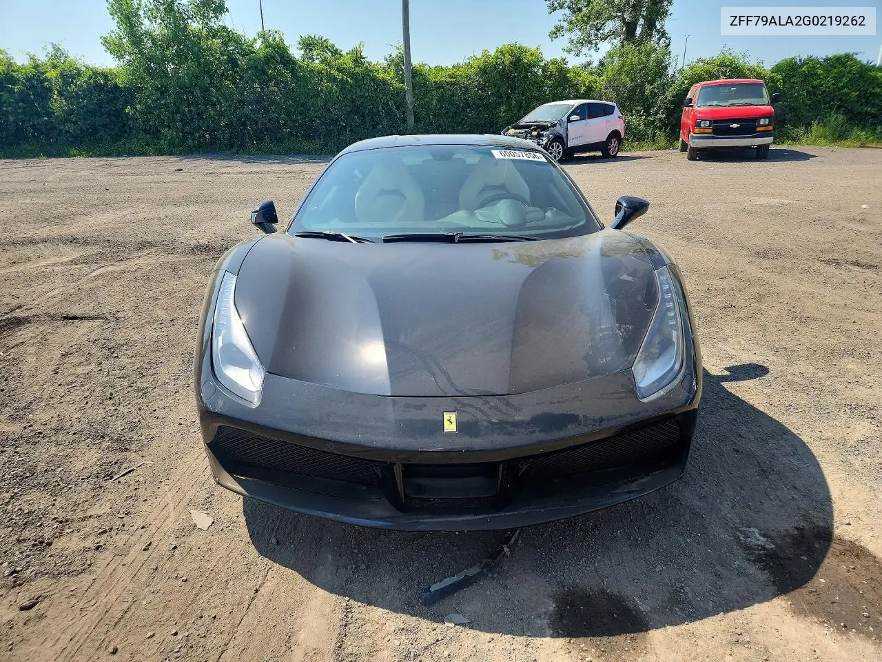 2016 Ferrari 488 Gtb VIN: ZFF79ALA2G0219262 Lot: 60057856