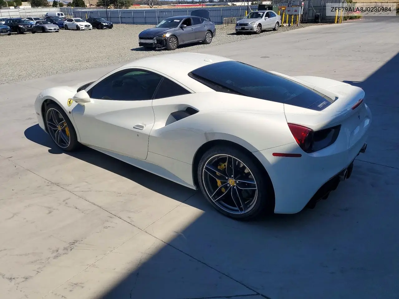 2018 Ferrari 488 Gtb VIN: ZFF79ALA8J0230984 Lot: 58463306
