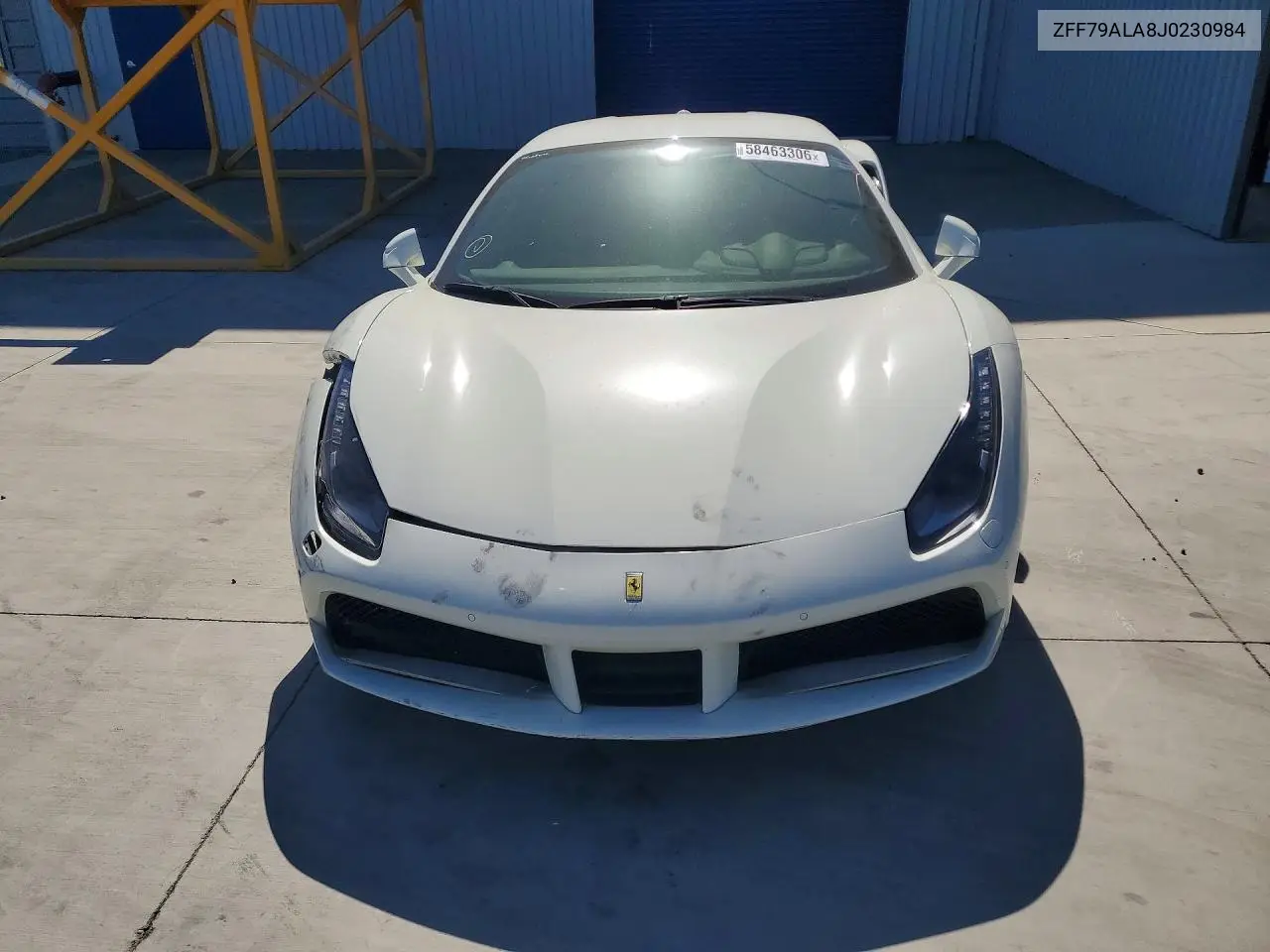 2018 Ferrari 488 Gtb VIN: ZFF79ALA8J0230984 Lot: 58463306