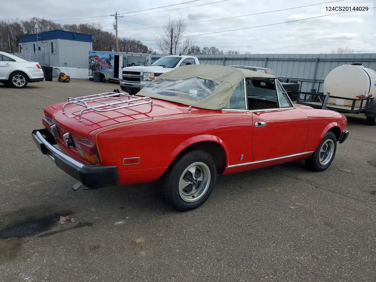 1971 Fiat 124 Spider VIN: 124CS20144029 Lot: 49056986