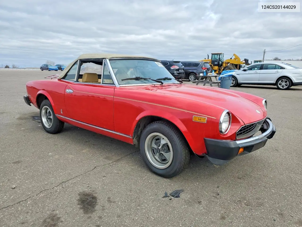 1971 Fiat 124 Spider VIN: 124CS20144029 Lot: 49056986