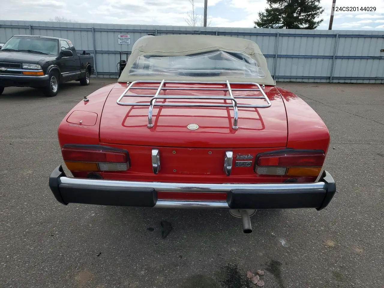 1971 Fiat 124 Spider VIN: 124CS20144029 Lot: 49056986