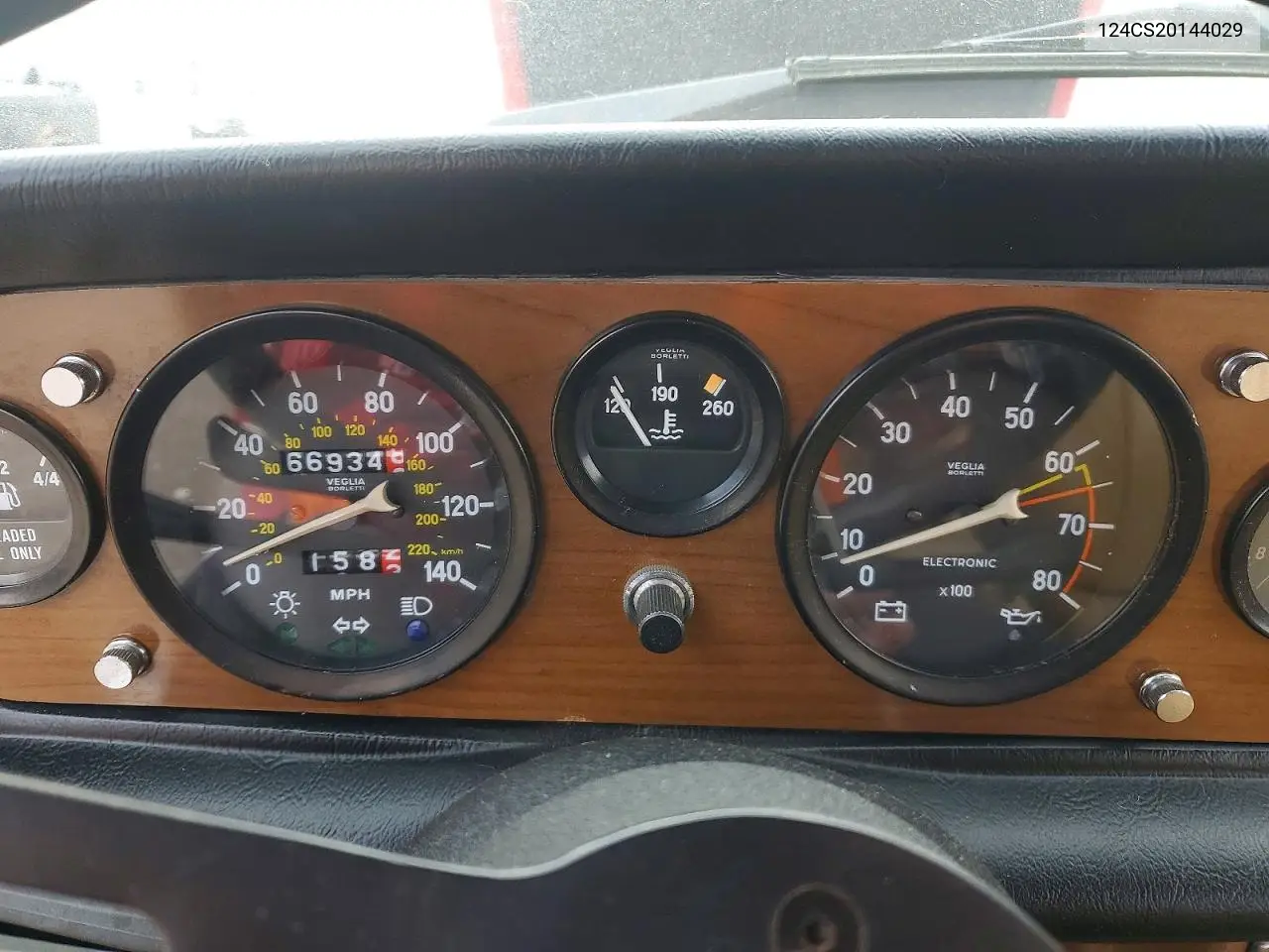 1971 Fiat 124 Spider VIN: 124CS20144029 Lot: 49056986