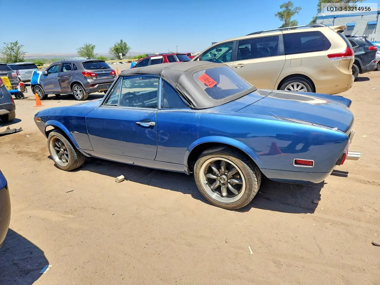1972 Fiat 124 Spider VIN: 124BS10057308 Lot: 53214956