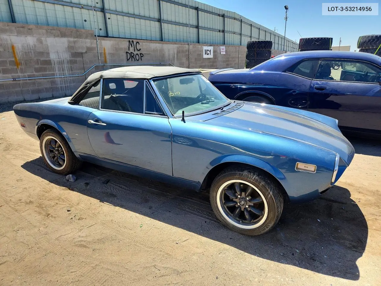 1972 Fiat 124 Spider VIN: 124BS10057308 Lot: 53214956