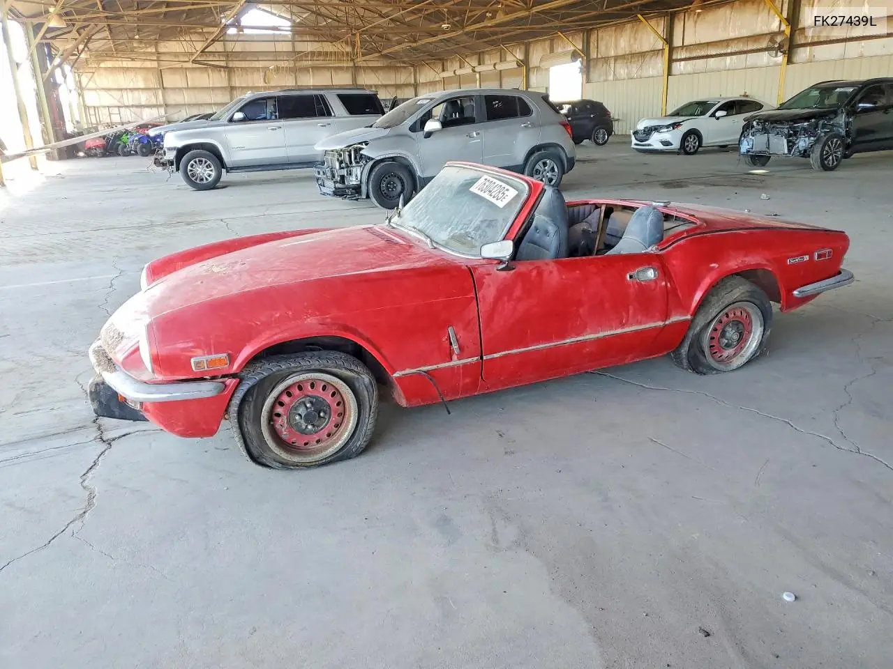 1973 Fiat 124 Spider VIN: FK27439L Lot: 60000446