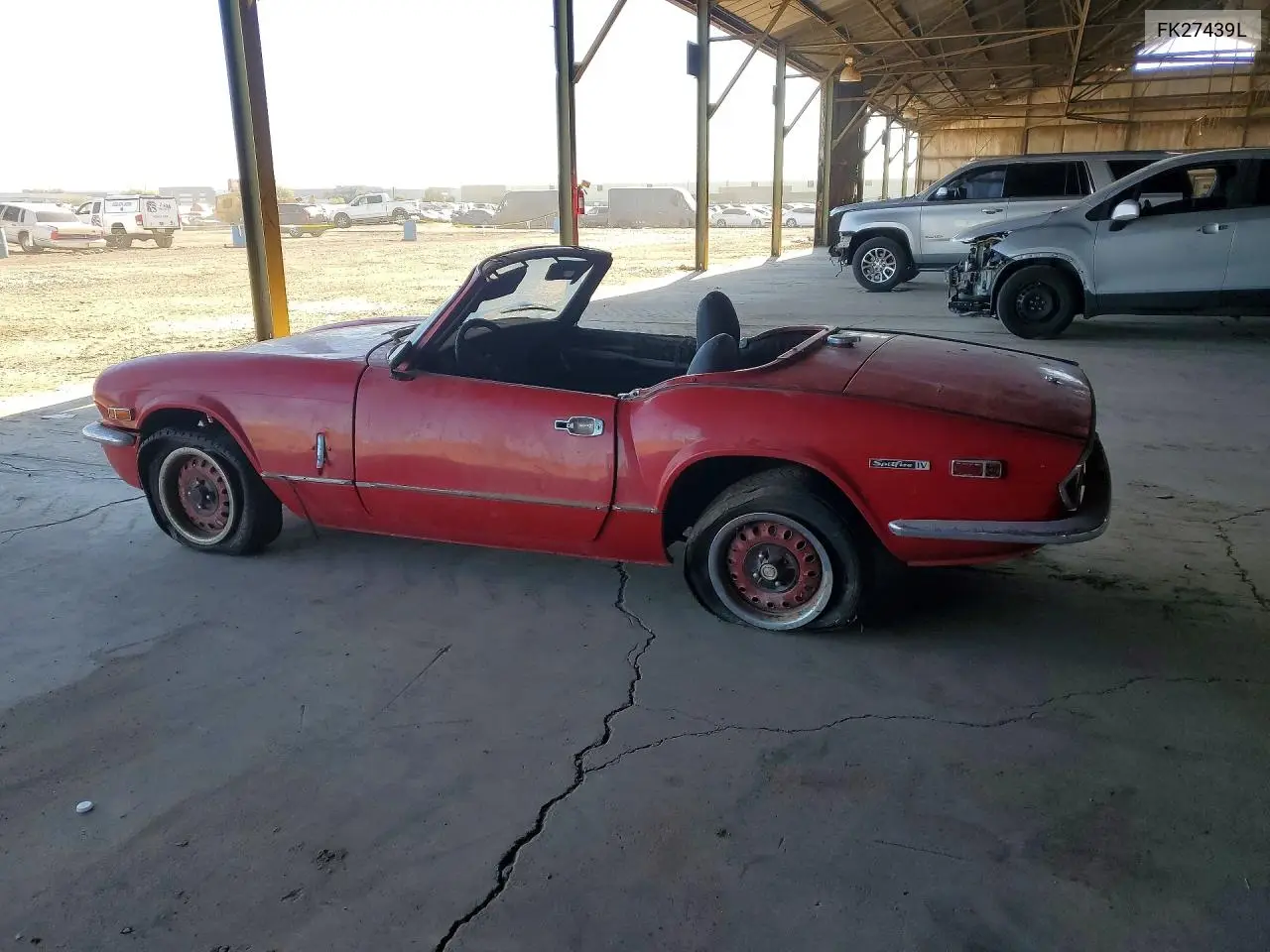 1973 Fiat 124 Spider VIN: FK27439L Lot: 60000446