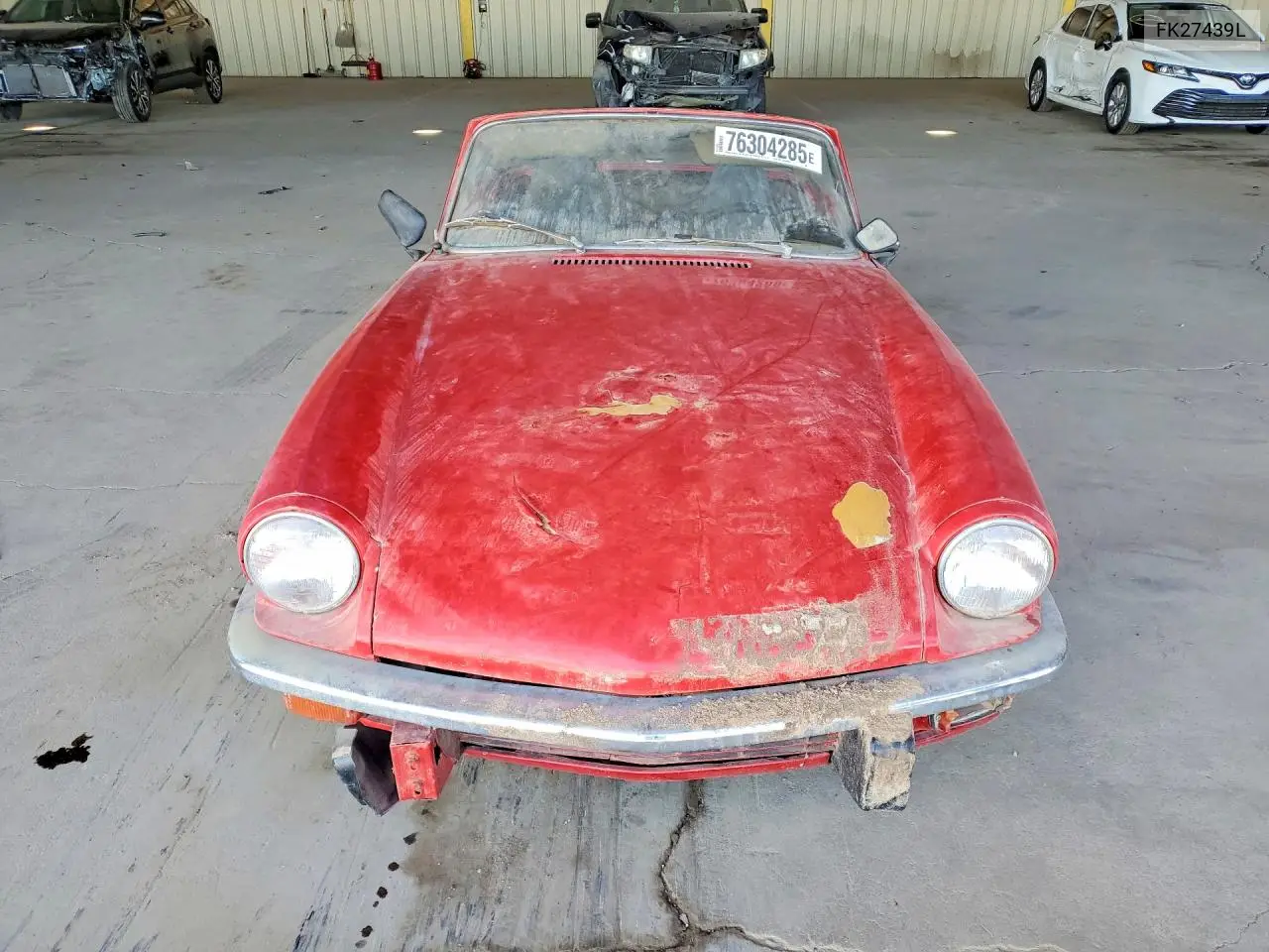 1973 Fiat 124 Spider VIN: FK27439L Lot: 60000446