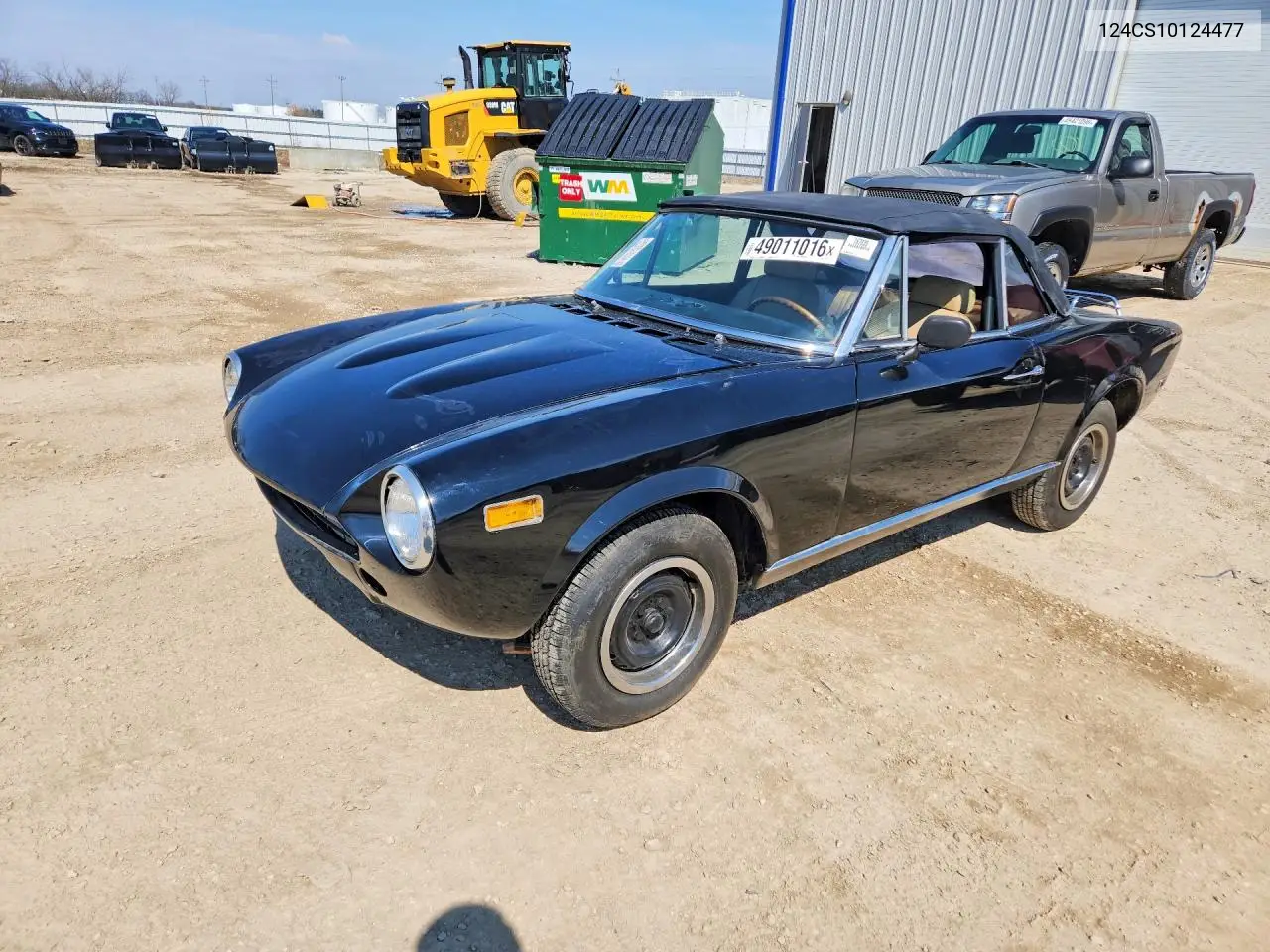 1977 Fiat 124 Spider Abarth VIN: 124CS10124477 Lot: 49011016