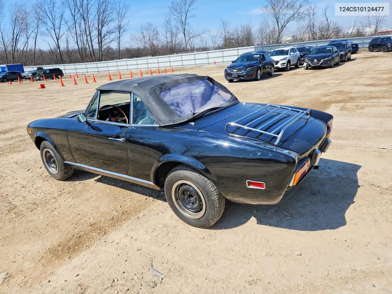 1977 Fiat 124 Spider Abarth VIN: 124CS10124477 Lot: 49011016