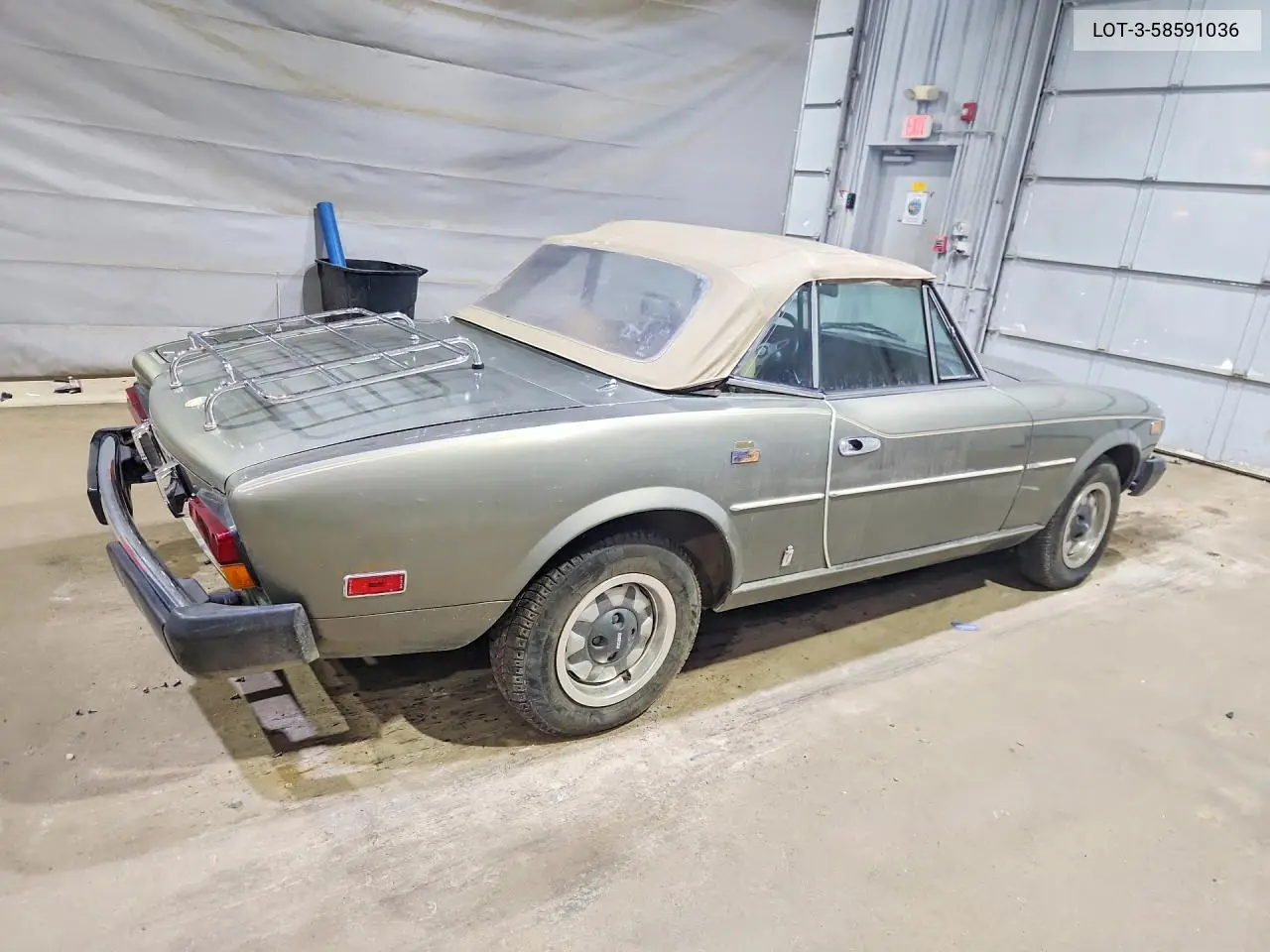 1980 Fiat 124 Spider VIN: LOT-3-58591036 Lot: 58591036