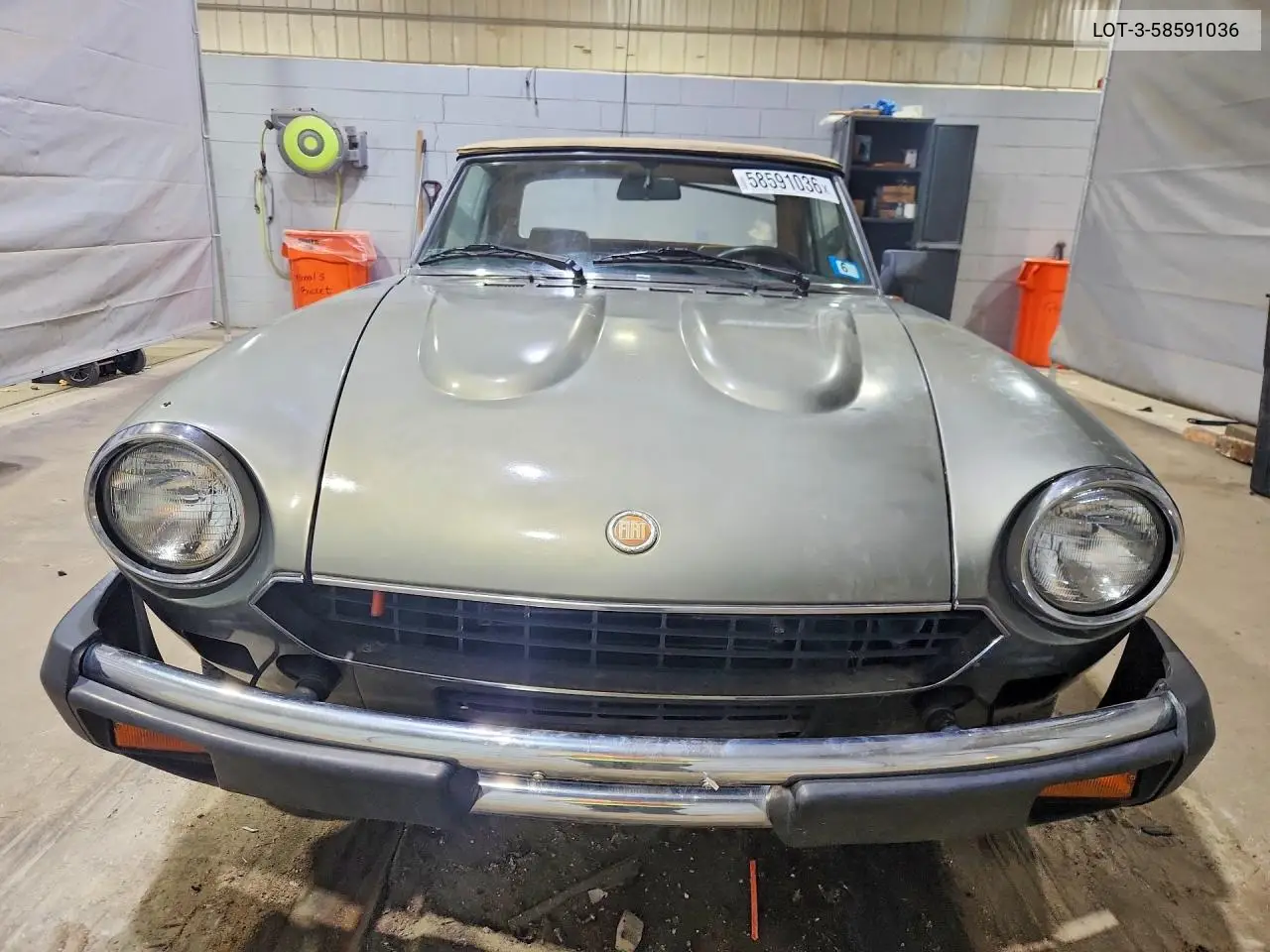 1980 Fiat 124 Spider VIN: LOT-3-58591036 Lot: 58591036