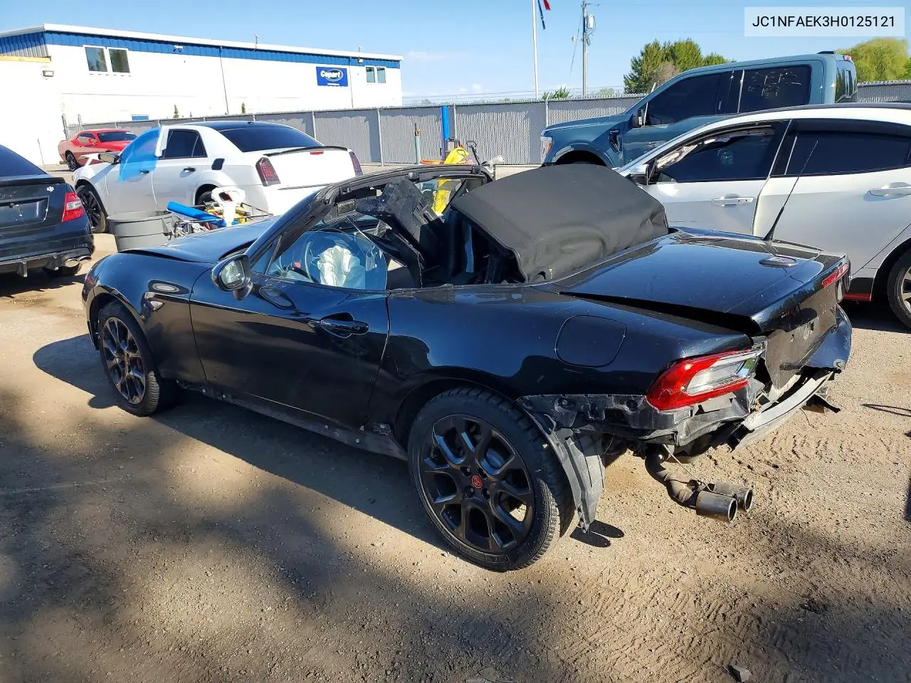 2017 Fiat 124 Spider Classica VIN: JC1NFAEK3H0125121 Lot: 54136456
