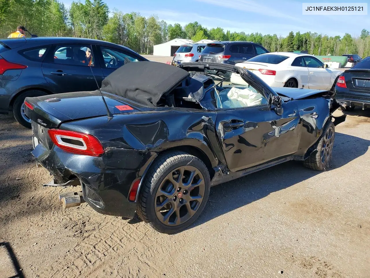 2017 Fiat 124 Spider Classica VIN: JC1NFAEK3H0125121 Lot: 54136456
