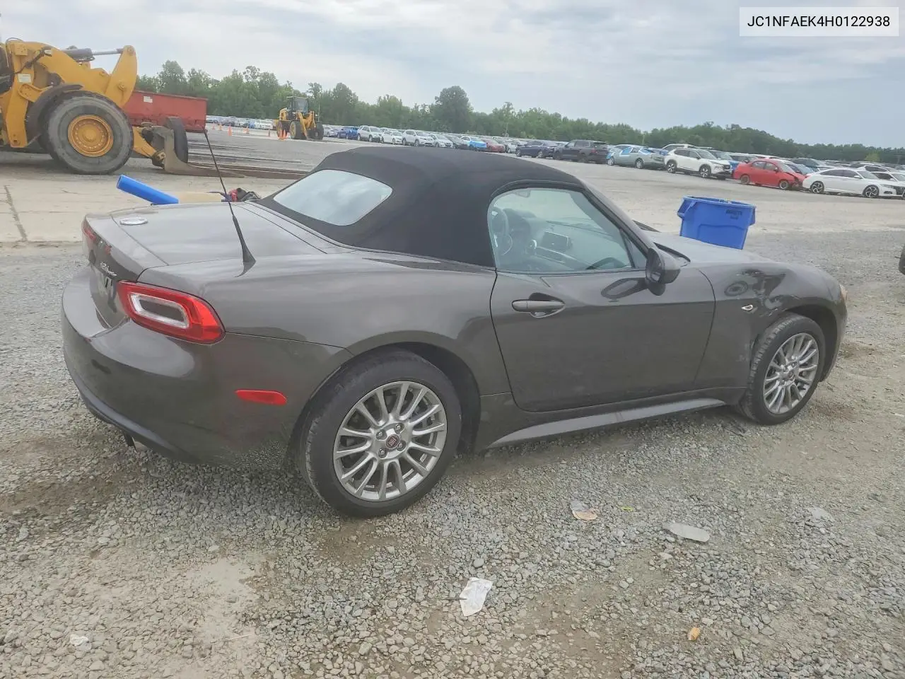 2017 Fiat 124 Spider Classica VIN: JC1NFAEK4H0122938 Lot: 56877196