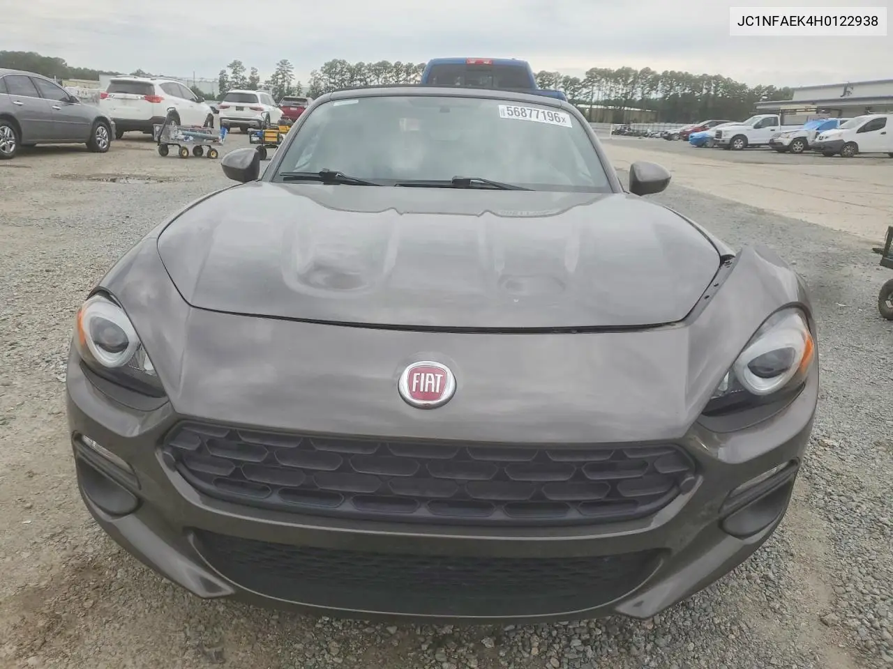 2017 Fiat 124 Spider Classica VIN: JC1NFAEK4H0122938 Lot: 56877196
