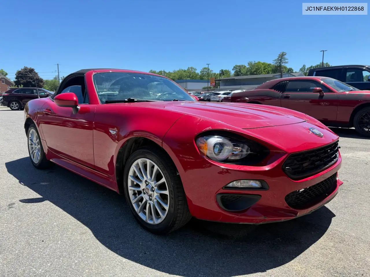 2017 Fiat 124 Spider Classica VIN: JC1NFAEK9H0122868 Lot: 57685866