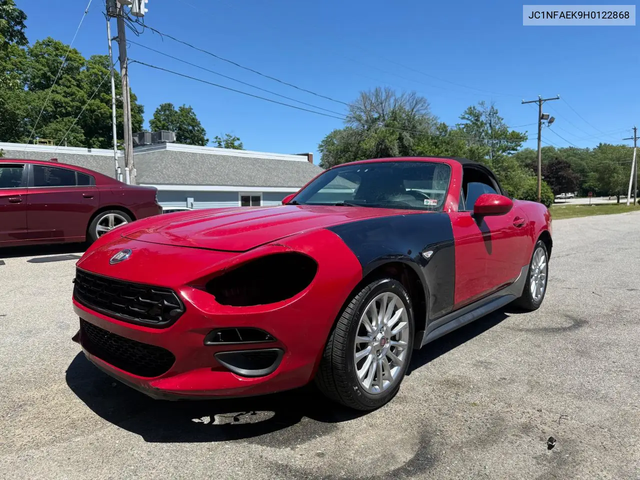 2017 Fiat 124 Spider Classica VIN: JC1NFAEK9H0122868 Lot: 57685866