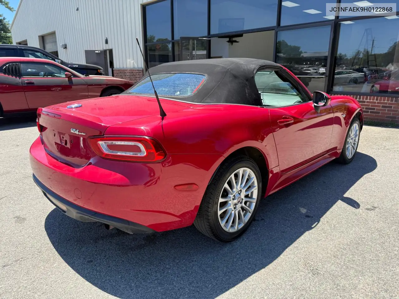 2017 Fiat 124 Spider Classica VIN: JC1NFAEK9H0122868 Lot: 57685866
