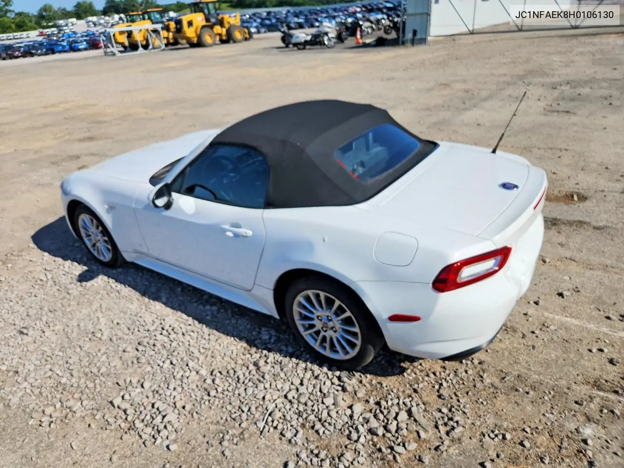 2017 Fiat 124 Spider Classica VIN: JC1NFAEK8H0106130 Lot: 59961506