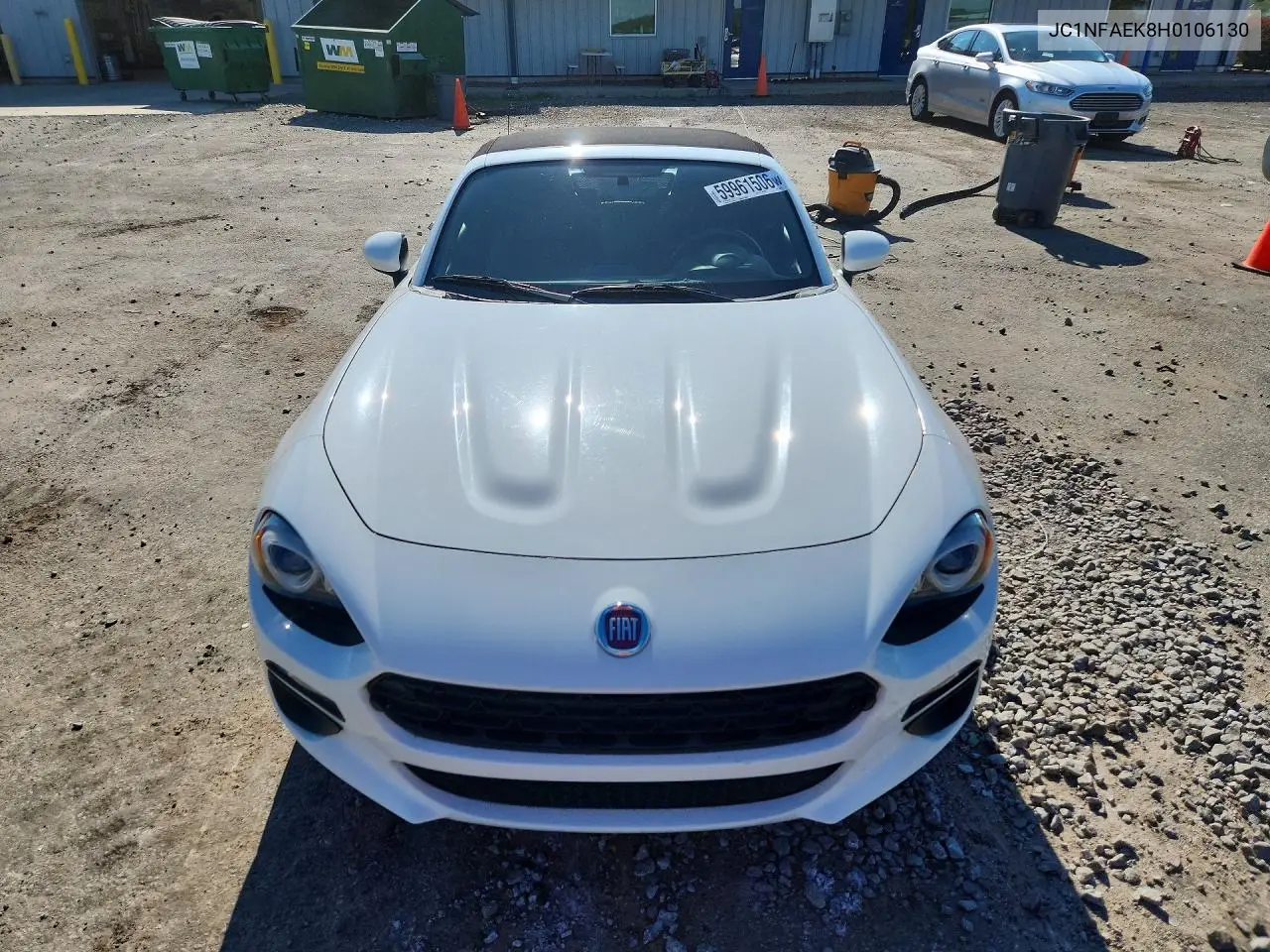 2017 Fiat 124 Spider Classica VIN: JC1NFAEK8H0106130 Lot: 59961506