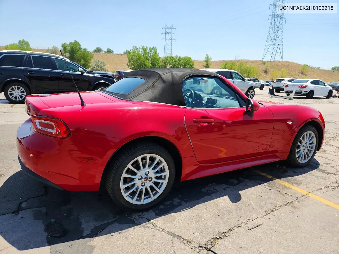 2017 Fiat 124 Spider Classica VIN: JC1NFAEK2H0102218 Lot: 61952686