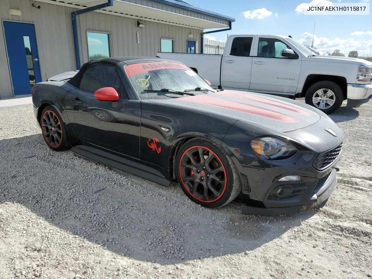 2017 Fiat 124 Spider Classica VIN: JC1NFAEK1H0115817 Lot: 85117834