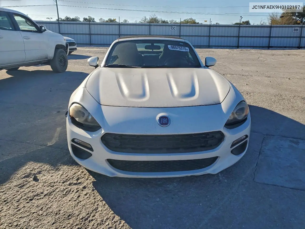 2017 Fiat 124 Spider 2D Convertible Classic VIN: JC1NFAEK9H0102197 Lot: 98975315