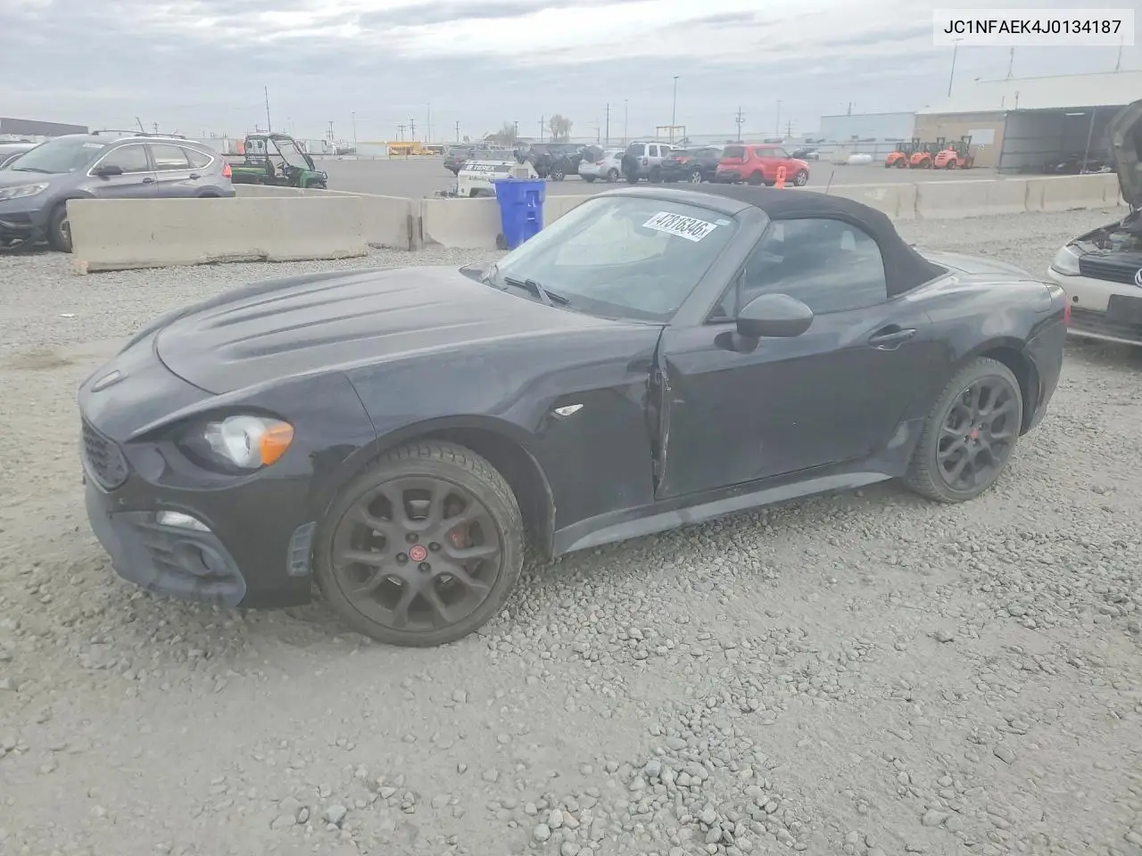 2018 Fiat 124 Spider Classica VIN: JC1NFAEK4J0134187 Lot: 47816346