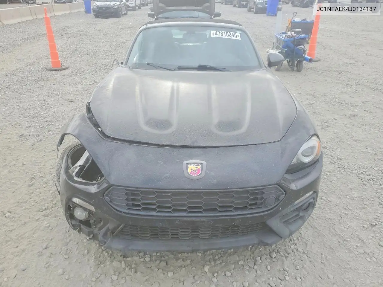 2018 Fiat 124 Spider Classica VIN: JC1NFAEK4J0134187 Lot: 47816346