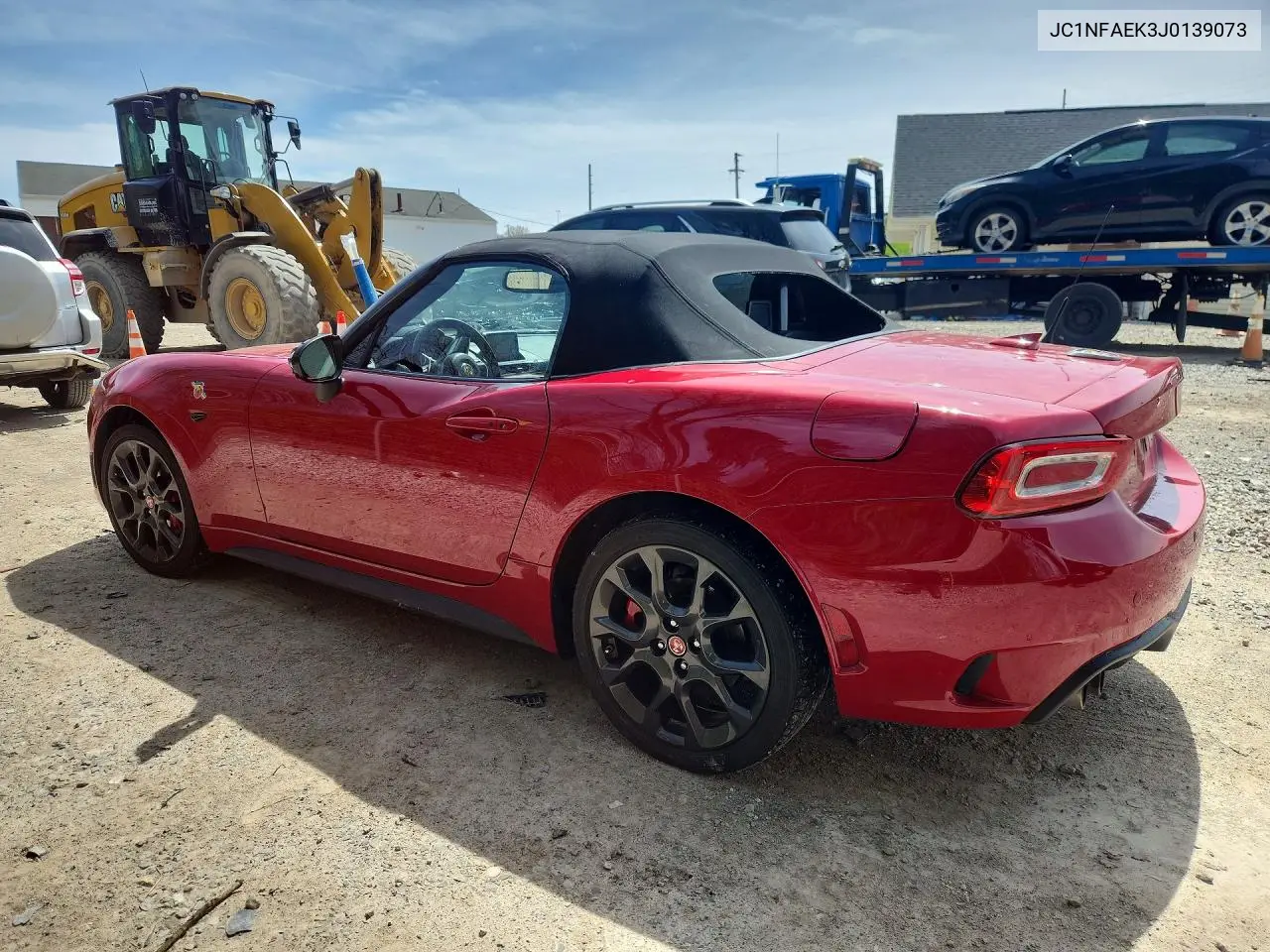 2018 Fiat 124 Spider Classica VIN: JC1NFAEK3J0139073 Lot: 51483266