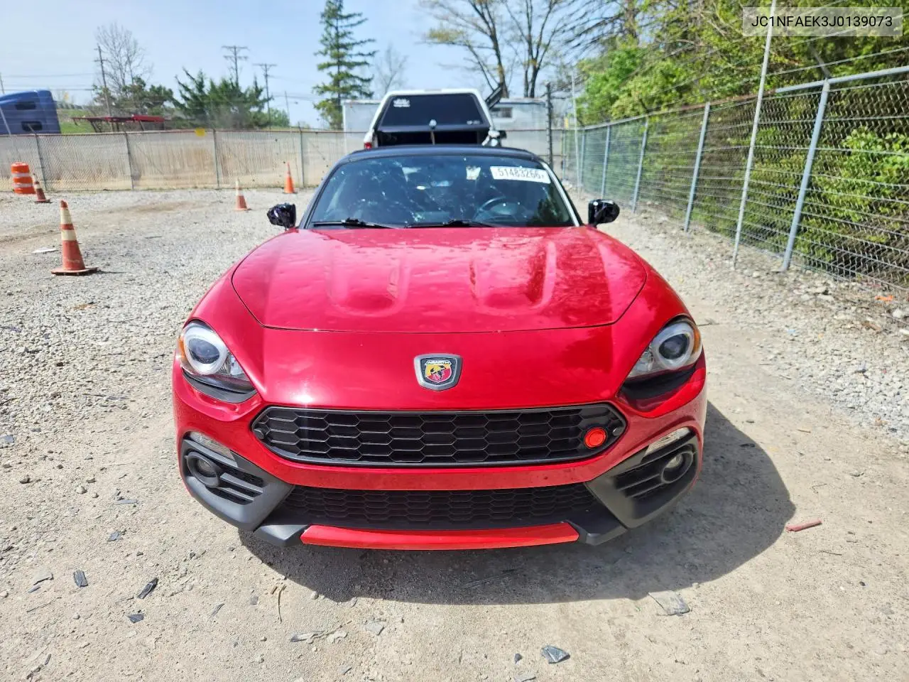 2018 Fiat 124 Spider Classica VIN: JC1NFAEK3J0139073 Lot: 51483266