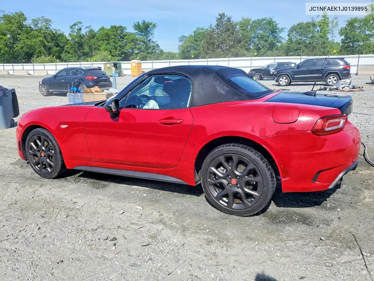 2018 Fiat 124 Spider Classica VIN: JC1NFAEK1J0139895 Lot: 51991986