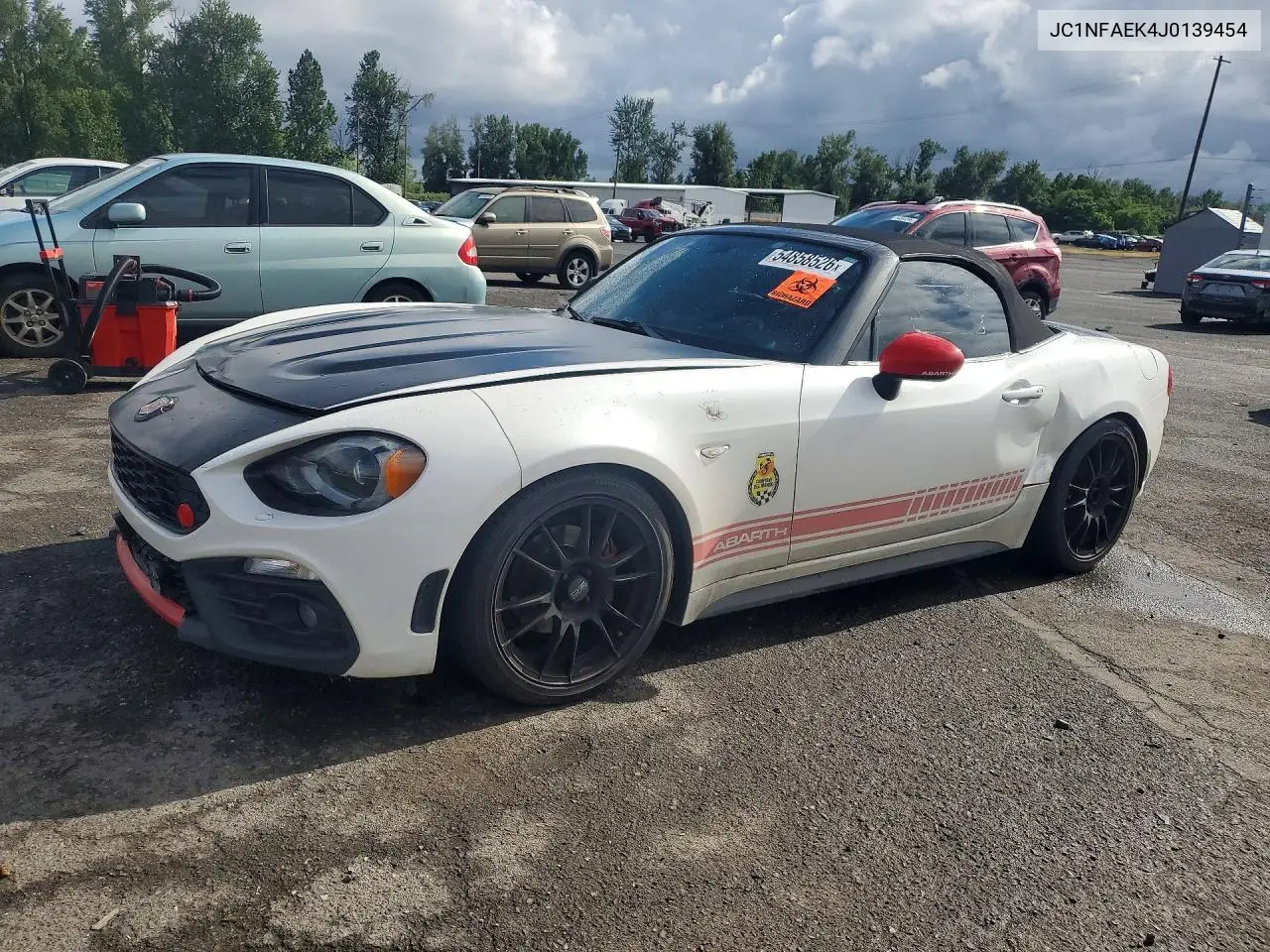 2018 Fiat 124 Spider Classica VIN: JC1NFAEK4J0139454 Lot: 54858526