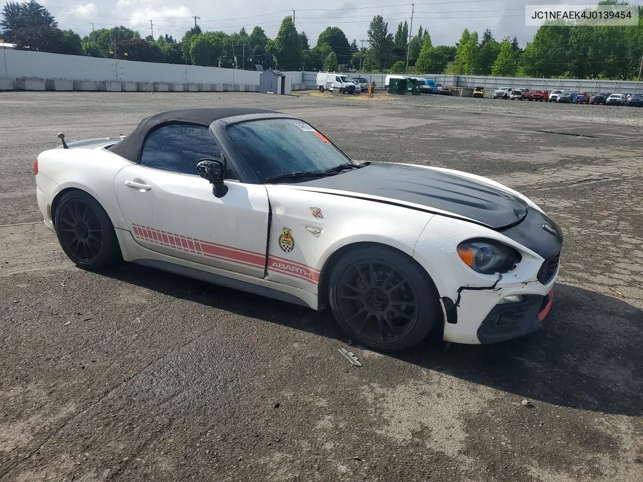 2018 Fiat 124 Spider Classica VIN: JC1NFAEK4J0139454 Lot: 54858526