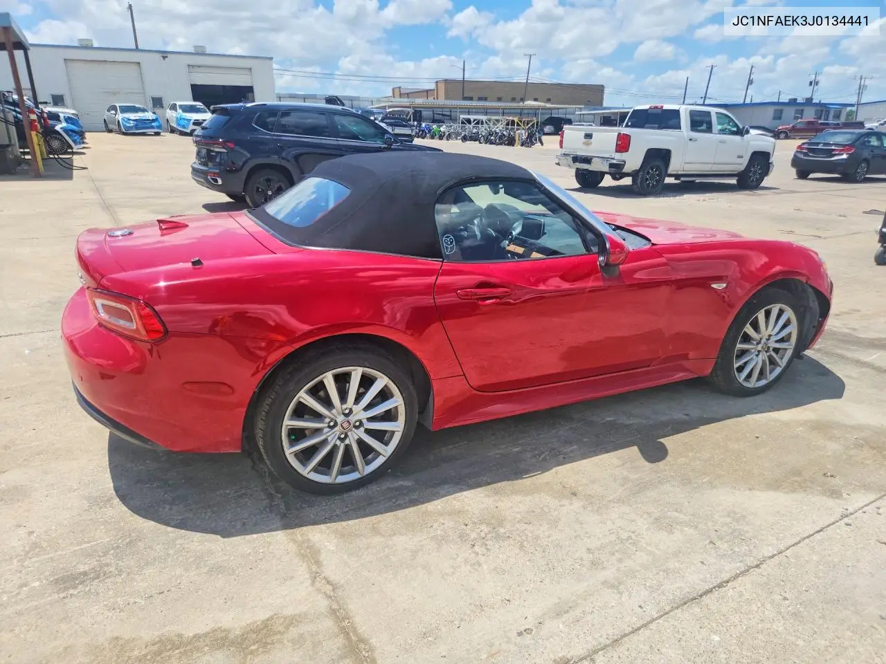 2018 Fiat 124 Spider Classica VIN: JC1NFAEK3J0134441 Lot: 56697126