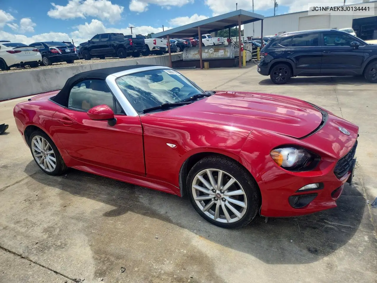 2018 Fiat 124 Spider Classica VIN: JC1NFAEK3J0134441 Lot: 56697126