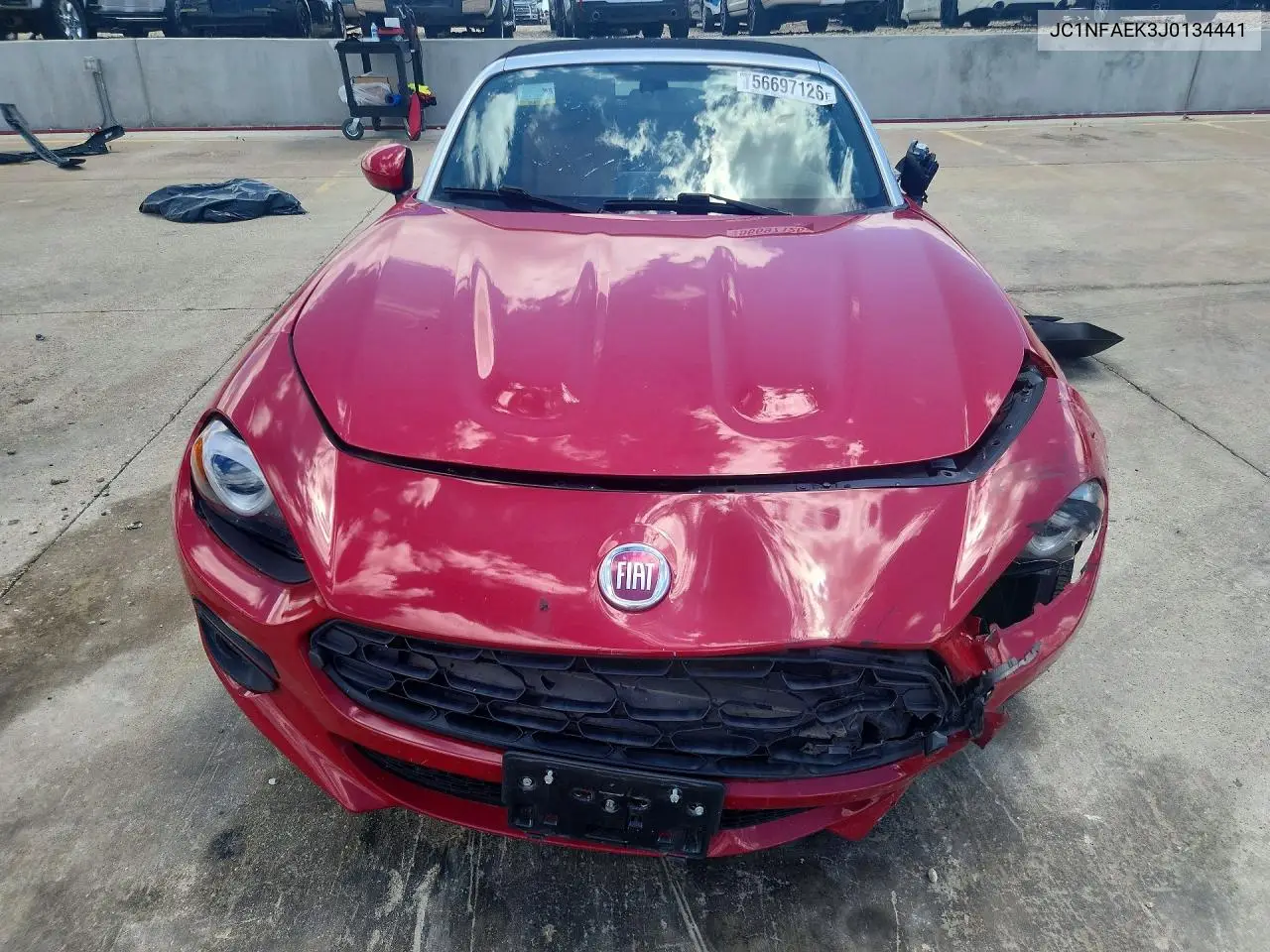 2018 Fiat 124 Spider Classica VIN: JC1NFAEK3J0134441 Lot: 56697126