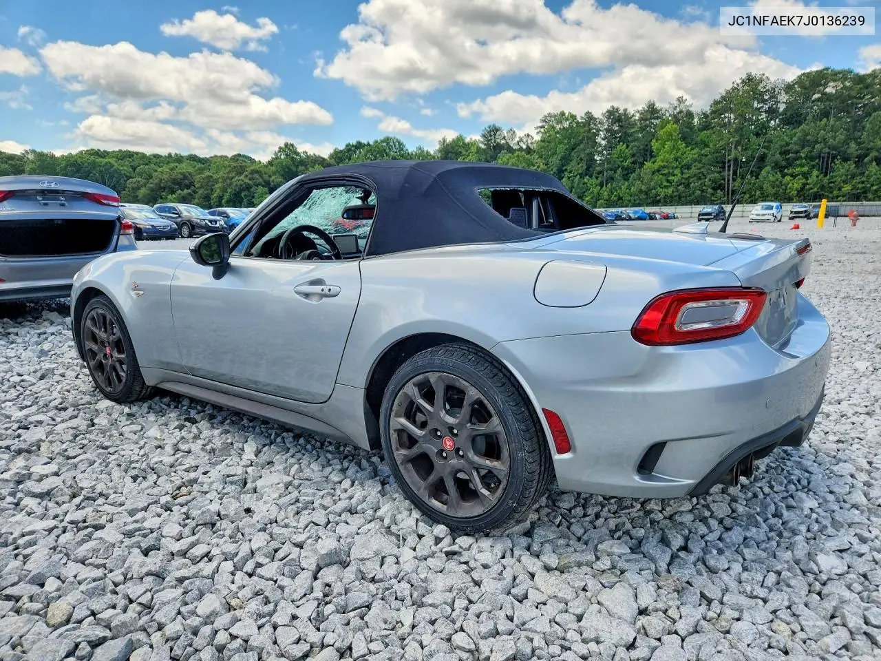 2018 Fiat 124 Spider Classica VIN: JC1NFAEK7J0136239 Lot: 58290826