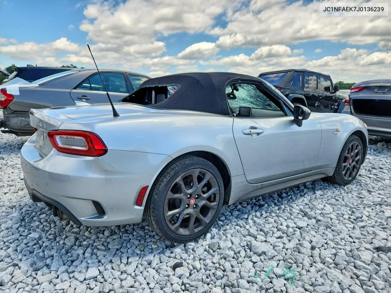 2018 Fiat 124 Spider Classica VIN: JC1NFAEK7J0136239 Lot: 58290826