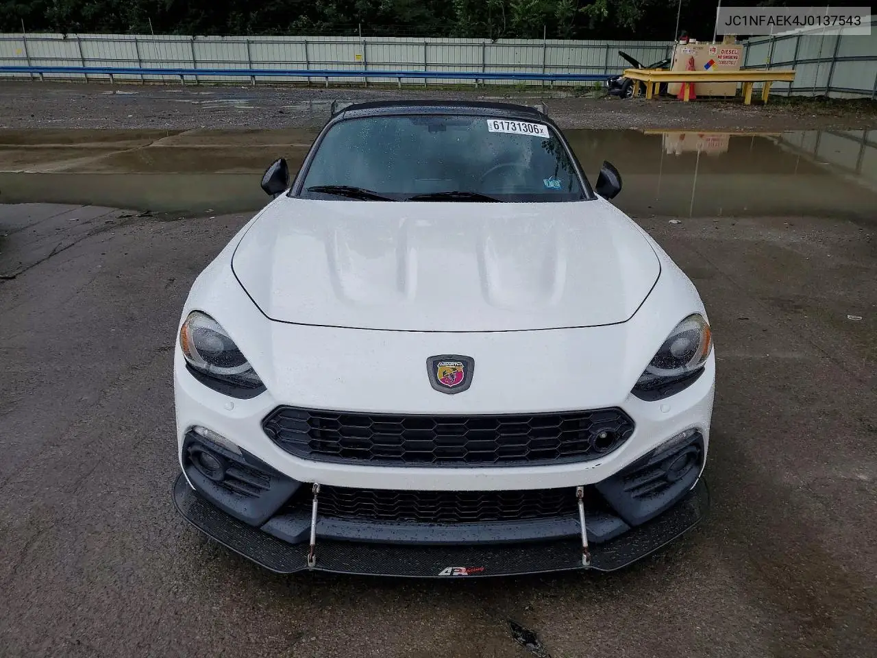 2018 Fiat 124 Spider Classica VIN: JC1NFAEK4J0137543 Lot: 61731306