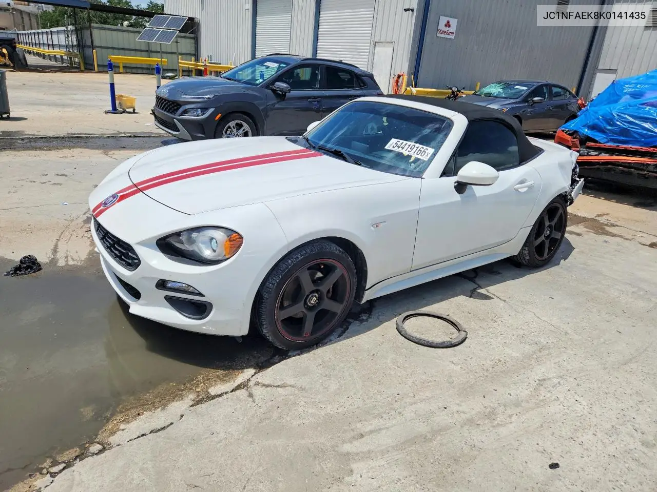 2019 Fiat 124 Spider Classica VIN: JC1NFAEK8K0141435 Lot: 54419166