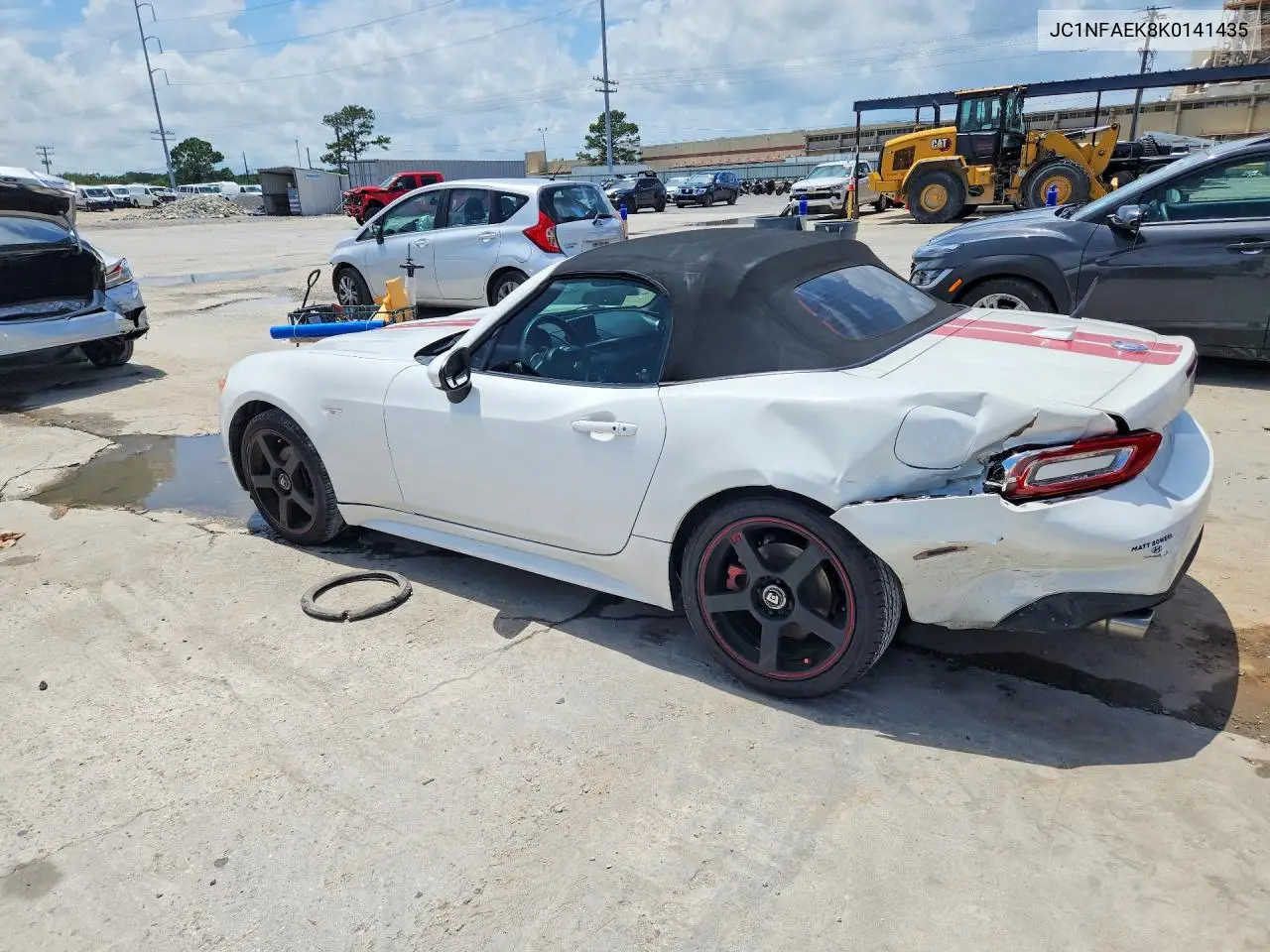2019 Fiat 124 Spider Classica VIN: JC1NFAEK8K0141435 Lot: 54419166