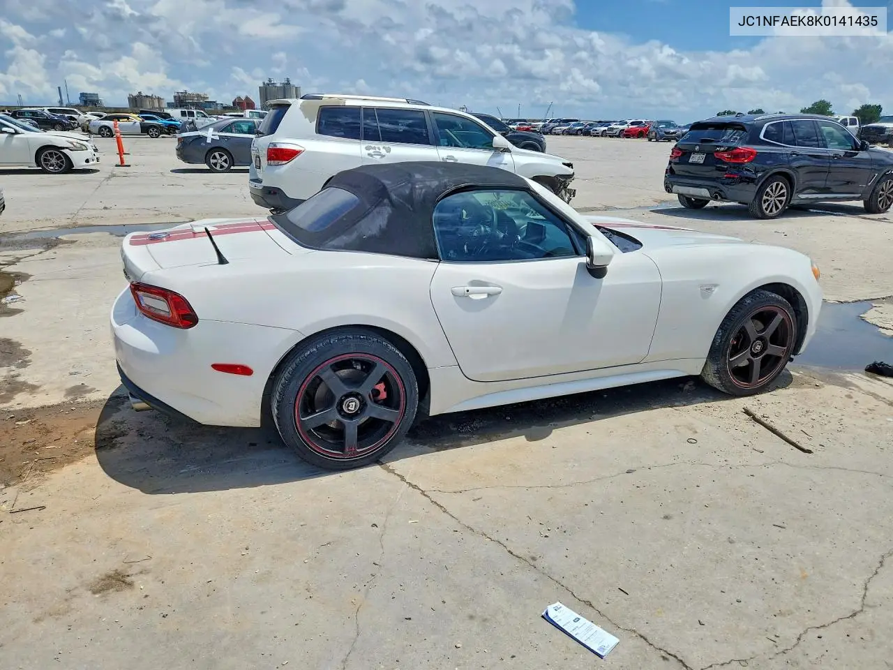 2019 Fiat 124 Spider Classica VIN: JC1NFAEK8K0141435 Lot: 54419166