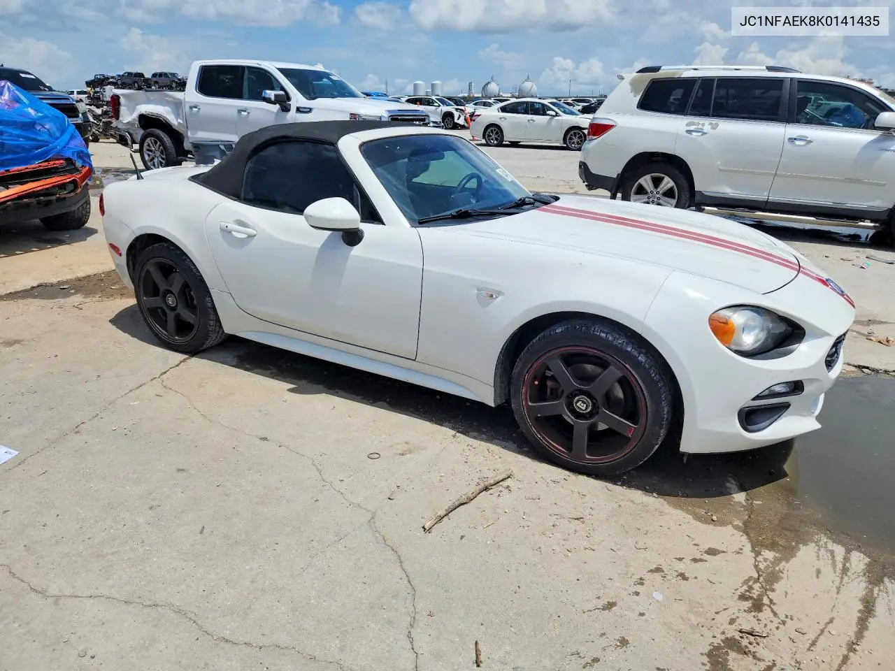 2019 Fiat 124 Spider Classica VIN: JC1NFAEK8K0141435 Lot: 54419166