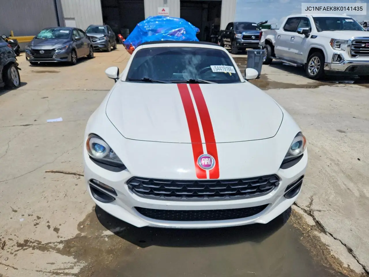 2019 Fiat 124 Spider Classica VIN: JC1NFAEK8K0141435 Lot: 54419166