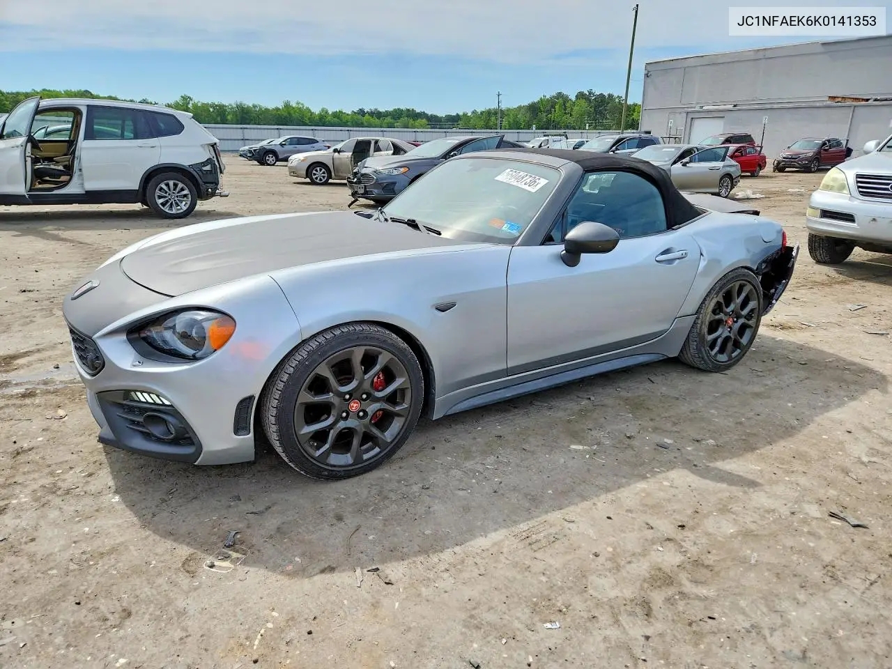 2019 Fiat 124 Spider Classica VIN: JC1NFAEK6K0141353 Lot: 56048736